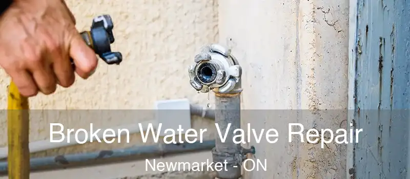  Broken Water Valve Repair Newmarket - ON